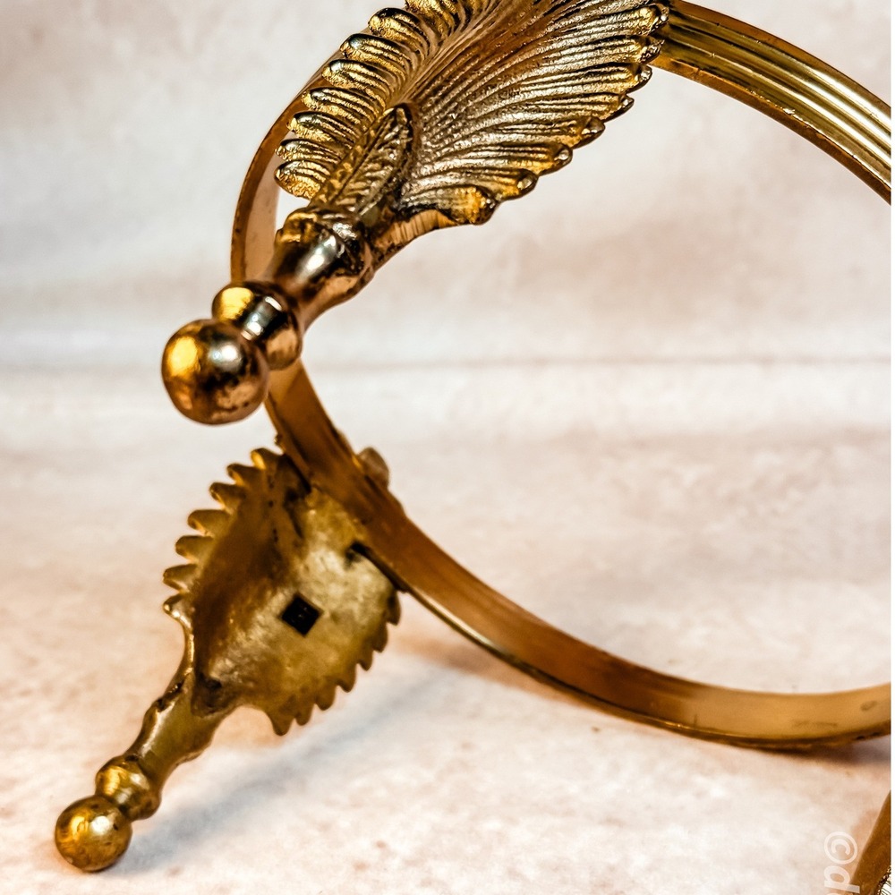 Brass Tripod Stand Display Holder - Picture 4 of 7